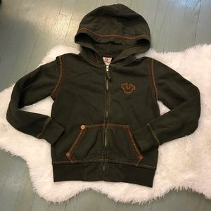 💙True Religion boys zip up hoody💙